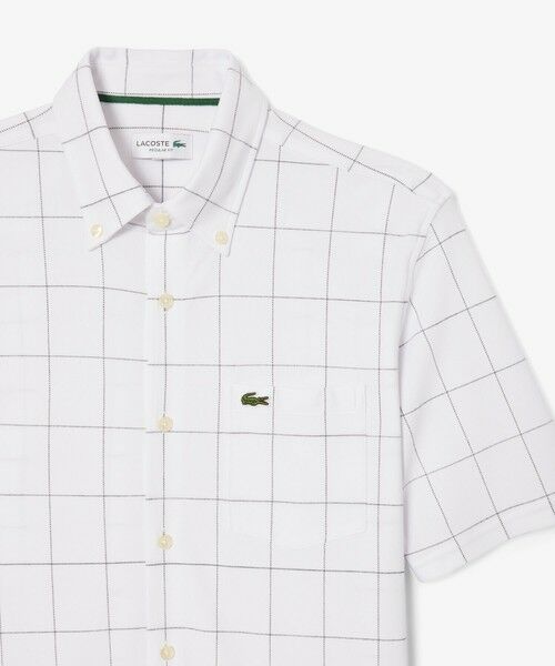 LACOSTE / ラコステ シャツ・ブラウス | ウィンドウペーンチェックジャージシャツ | 詳細4