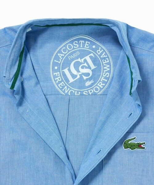 LACOSTE / ラコステ シャツ・ブラウス | ウォッシュドオックスフォード半袖ボタンダウンシャツ | 詳細11