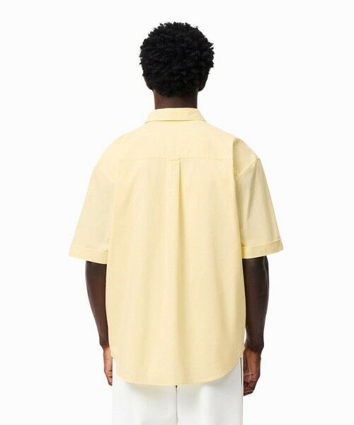 極美品 24SS REFOMED リフォメッド 長袖 ラガー シャツ 914O▲ セール】 モノグラム柄 プリントジャカードシャンブレー