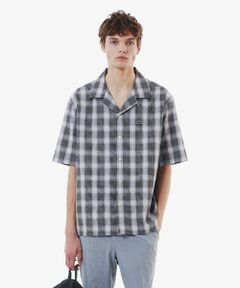 LACOSTE / ラコステ シャツ・ブラウス | リネンブレンドオープンカラーオンブレチェックシャツ