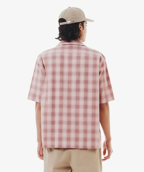 LACOSTE / ラコステ シャツ・ブラウス | リネンブレンドオープンカラーオンブレチェックシャツ | 詳細16