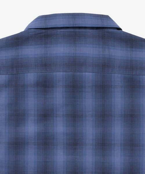 LACOSTE / ラコステ シャツ・ブラウス | リネンブレンドオープンカラーオンブレチェックシャツ | 詳細19