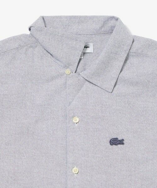 LACOSTE / ラコステ シャツ・ブラウス | グラデーション コットンオックスフォード オープンカラーシャツ | 詳細9