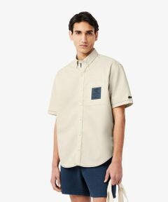 LACOSTE / ラコステ シャツ・ブラウス | シルクブレンドネームパッチボタンダウンシャツ