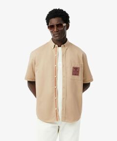 LACOSTE / ラコステ シャツ・ブラウス | シルクブレンドネームパッチボタンダウンシャツ