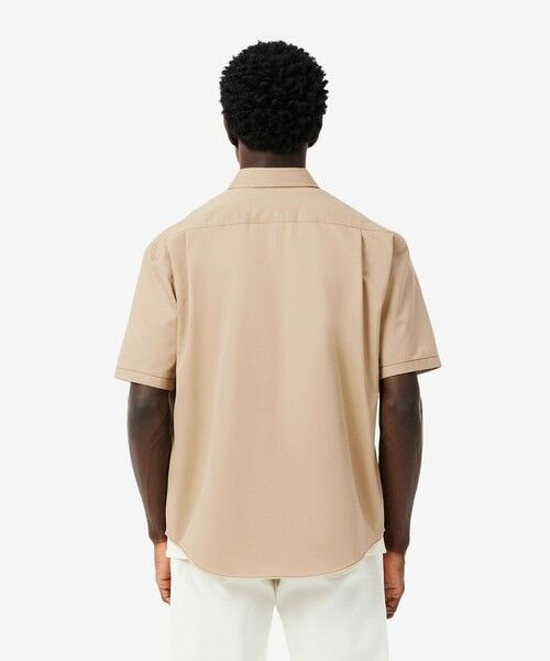 LACOSTE / ラコステ シャツ・ブラウス | シルクブレンドネームパッチボタンダウンシャツ | 詳細14