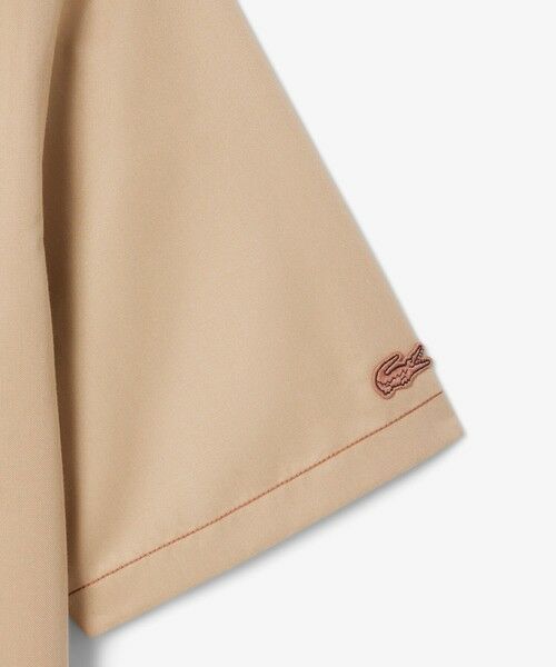 LACOSTE / ラコステ シャツ・ブラウス | シルクブレンドネームパッチボタンダウンシャツ | 詳細17