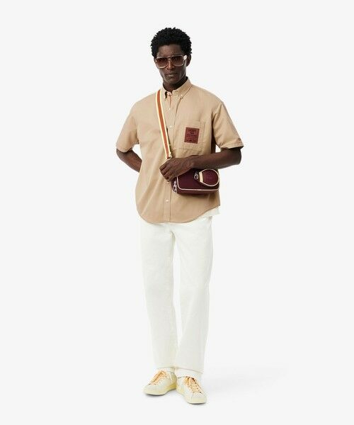 リネンボタンダウンシャツ | LACOSTE/ラコステ | 三越伊勢丹