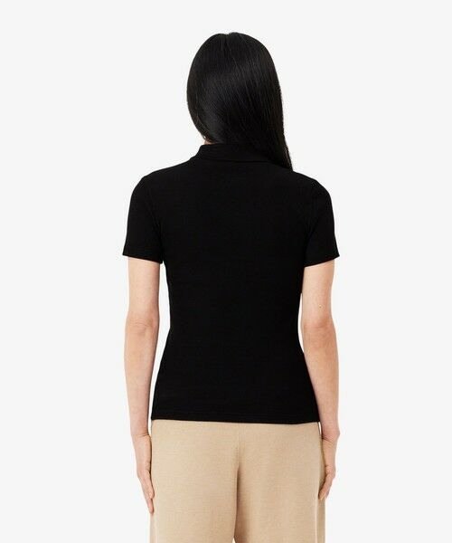 タイトフィットリブニットポロシャツ （ポロシャツ）｜LACOSTE