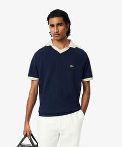 LACOSTE / ラコステ ポロシャツ | メッシュショルダーオープンネックシャツ