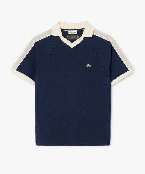 セール】 メッシュショルダーオープンネックシャツ （ポロシャツ