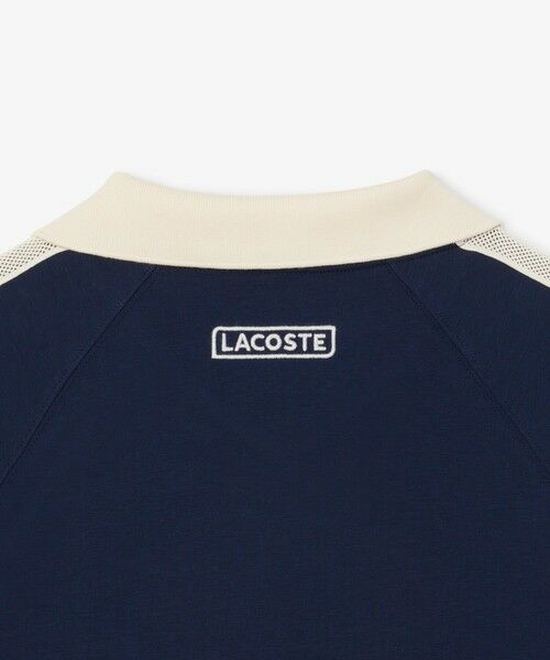 LACOSTE / ラコステ ポロシャツ | メッシュショルダーオープンネックシャツ | 詳細6