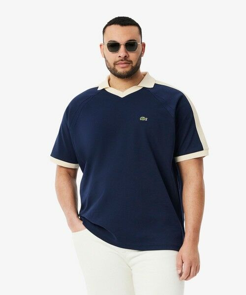 LACOSTE / ラコステ ポロシャツ | メッシュショルダーオープンネックシャツ | 詳細7