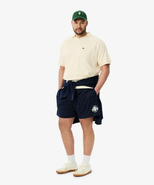 LACOSTE / ラコステ ポロシャツ | メッシュショルダーオープンネックシャツ | 詳細17