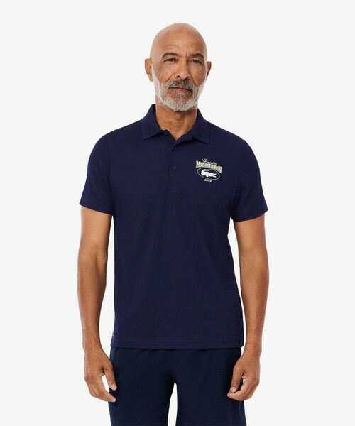 LACOSTE/ラコステ 2025マイアミオープンドライポロシャツ ネイビー XL LACOSTE/ラコステ 2025マイアミオープンドライポロシャツ ネイビー XL
