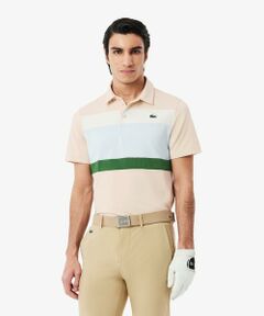 LACOSTE / ラコステ ポロシャツ | パネルボーダーウルトラドライゴルフポロシャツ