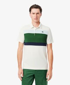 LACOSTE / ラコステ ポロシャツ | パネルボーダーウルトラドライゴルフポロシャツ