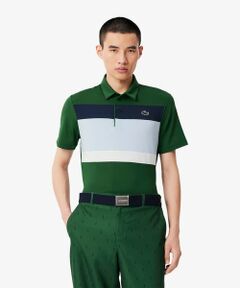 LACOSTE / ラコステ ポロシャツ | パネルボーダーウルトラドライゴルフポロシャツ