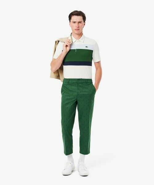 LACOSTE / ラコステ ポロシャツ | パネルボーダーウルトラドライゴルフポロシャツ | 詳細10