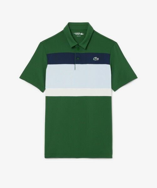 LACOSTE / ラコステ ポロシャツ | パネルボーダーウルトラドライゴルフポロシャツ | 詳細13
