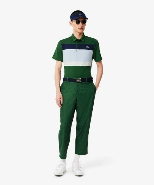 LACOSTE / ラコステ ポロシャツ | パネルボーダーウルトラドライゴルフポロシャツ | 詳細15