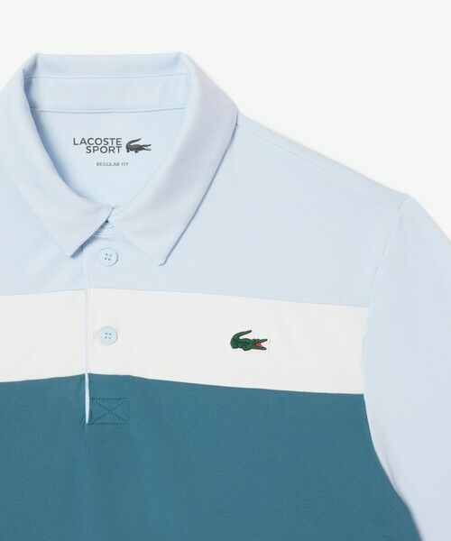 LACOSTE / ラコステ ポロシャツ | パネルボーダーウルトラドライゴルフポロシャツ | 詳細19