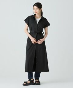 LACOSTE / ラコステ ミニ丈・ひざ丈ワンピース | キモノスリーブシャツドレス / シャツワンピース