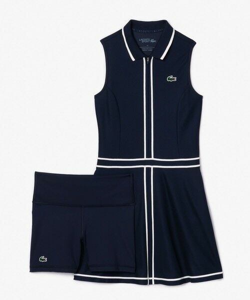 LACOSTE / ラコステ ミニ丈・ひざ丈ワンピース | ウルトラドライ鹿の子地ポロドレス | 詳細4