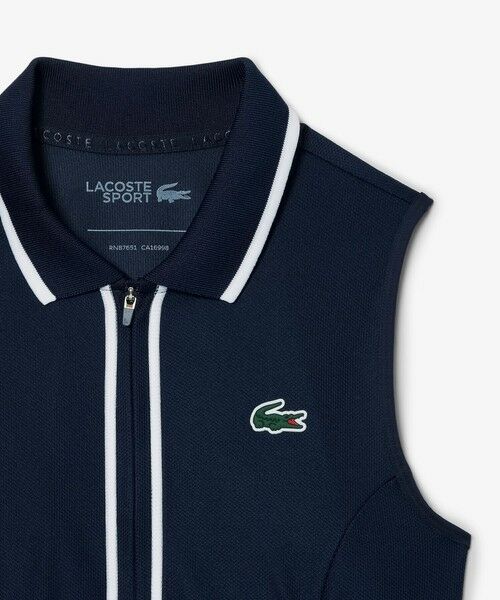 LACOSTE / ラコステ ミニ丈・ひざ丈ワンピース | ウルトラドライ鹿の子地ポロドレス | 詳細6