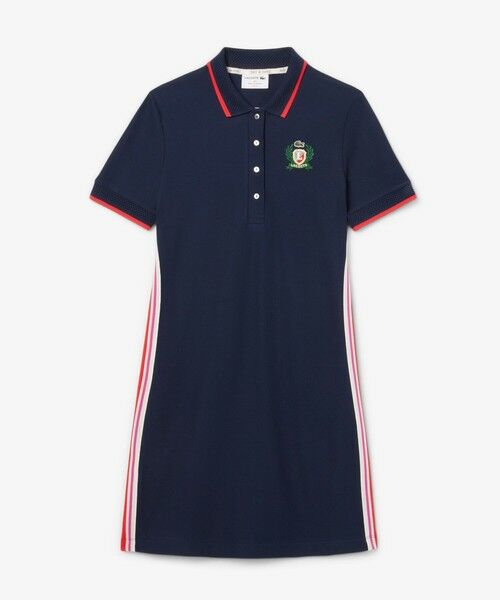LACOSTE / ラコステ ミニ丈・ひざ丈ワンピース | サイドメッシュバンドポロドレス | 詳細3