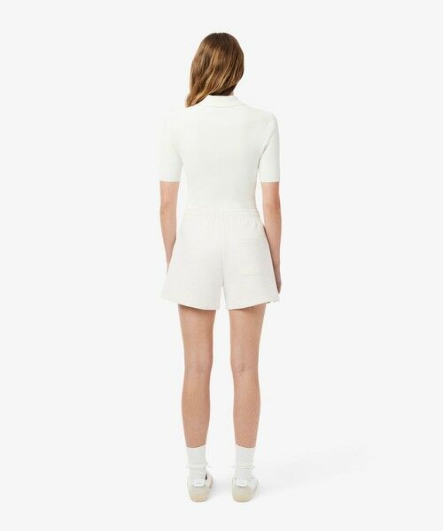 LACOSTE / ラコステ ショート・ハーフ・半端丈パンツ | ダブルフェイス鹿の子地ショートパンツ | 詳細2