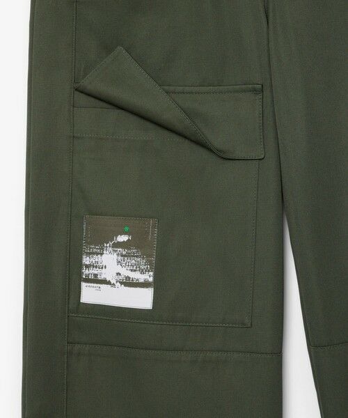 LACOSTE / ラコステ デニムパンツ | アシンメトリー ワイドストレート カーゴポケットパンツ | 詳細14