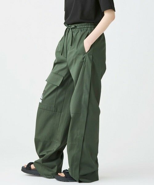 LACOSTE / ラコステ デニムパンツ | アシンメトリー ワイドストレート カーゴポケットパンツ | 詳細2