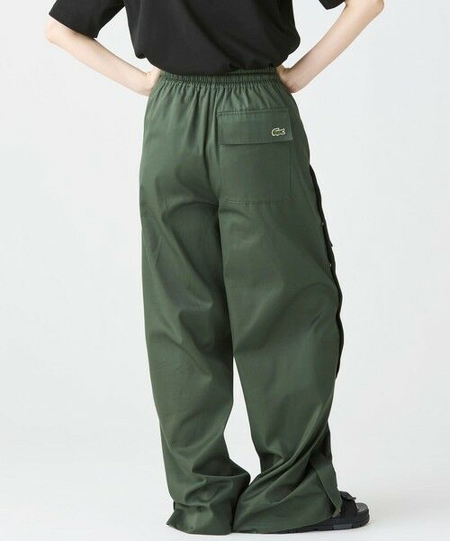 LACOSTE / ラコステ デニムパンツ | アシンメトリー ワイドストレート カーゴポケットパンツ | 詳細4