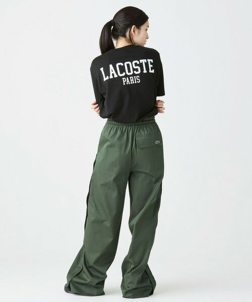 LACOSTE / ラコステ デニムパンツ | アシンメトリー ワイドストレート カーゴポケットパンツ | 詳細6