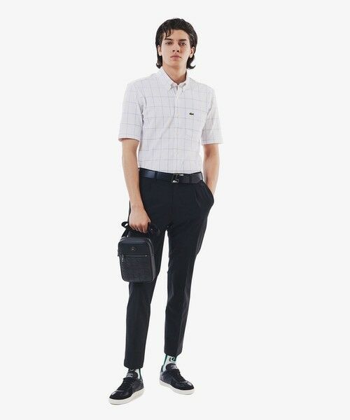 LACOSTE / ラコステ チノ・ワークパンツ | ワンタックストレッチスラックス | 詳細4