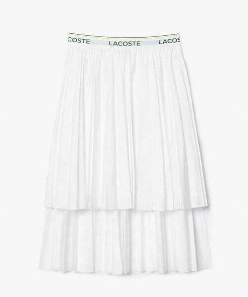LACOSTE / ラコステ ロング・マキシ丈スカート | ハイローシルエットプリーツスカート | 詳細4