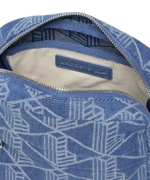 LACOSTE / ラコステ ショルダーバッグ | ネオクロックシーズナル ジャカードデニムミニバッグ | 詳細4