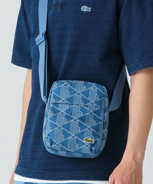 LACOSTE / ラコステ ショルダーバッグ | ネオクロックシーズナル ジャカードデニムミニバッグ | 詳細6