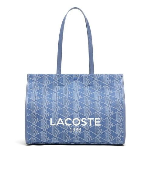 LACOSTE / ラコステ トートバッグ | ヘリテージジャカード モノグラムデニムトートバッグ | 詳細1