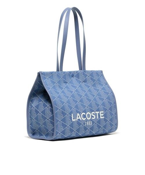 LACOSTE / ラコステ トートバッグ | ヘリテージジャカード モノグラムデニムトートバッグ | 詳細2