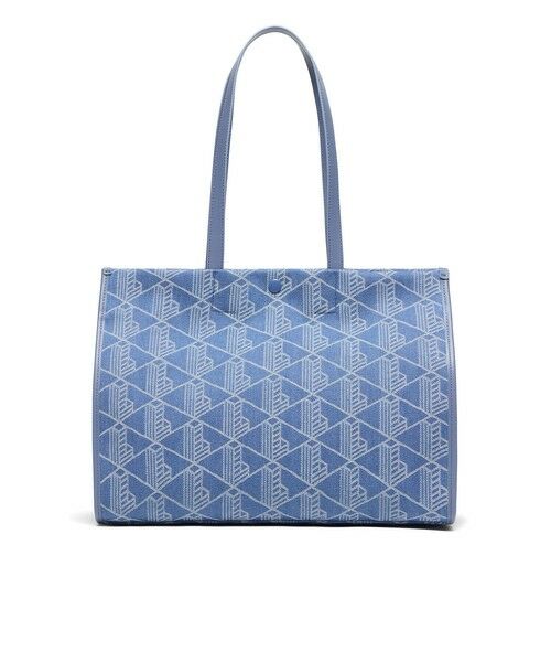 LACOSTE / ラコステ トートバッグ | ヘリテージジャカード モノグラムデニムトートバッグ | 詳細3