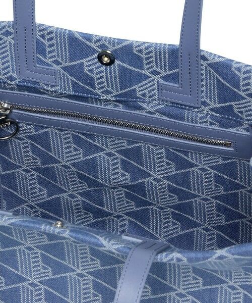 LACOSTE / ラコステ トートバッグ | ヘリテージジャカード モノグラムデニムトートバッグ | 詳細4