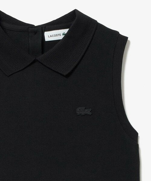 LACOSTE / ラコステ ポロシャツ | コットン鹿の子 メッシュカラー バックボタンノースリーブポロシャツ | 詳細17