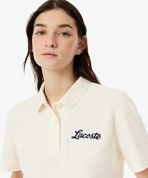 LACOSTE/ラコステ ショート&ワイドゴルフポロシャツ オフホワイト 38(L) LACOSTE/ラコステ ショート&ワイドゴルフポロシャツ オフホワイト 38(L)