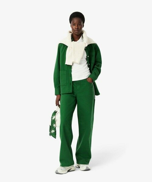 LACOSTE / ラコステ ポロシャツ | サイドシームギャザー ドロストコード キモノスリーブポロシャツ | 詳細6