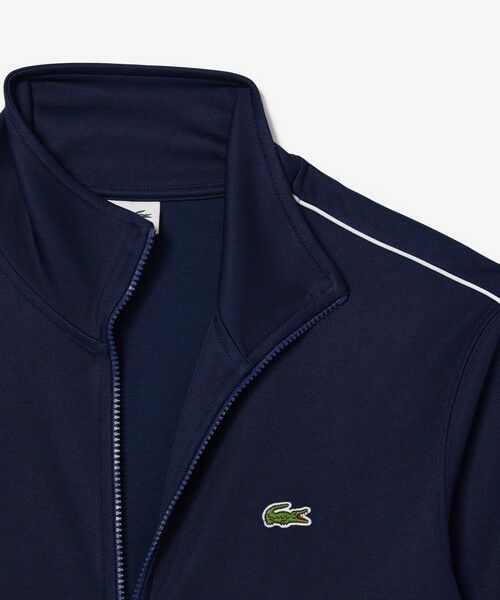 LACOSTE / ラコステ その他トップス | オーガニックコットン ショルダーパイピング鹿の子地トラックジャケット | 詳細2