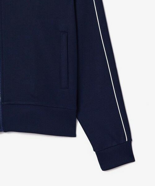 LACOSTE / ラコステ その他トップス | オーガニックコットン ショルダーパイピング鹿の子地トラックジャケット | 詳細3