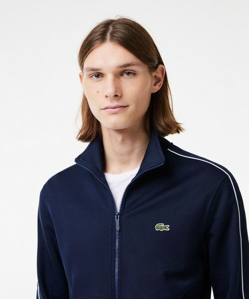 LACOSTE / ラコステ その他トップス | オーガニックコットン ショルダーパイピング鹿の子地トラックジャケット | 詳細4