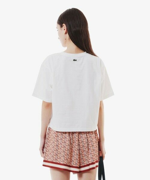 LACOSTE / ラコステ Tシャツ | ワイド&ショートネームステッチTシャツ | 詳細1